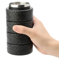 ZESTAW PREZENTOWY KUBEK OPONY 5 OPON + BRELOK FELGA NA PREZENT DLA KIEROWCY