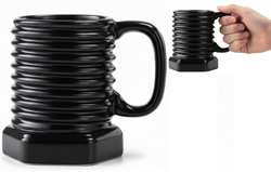 KUBEK ŚRUBA CZARNY PREZENT DLA MAJSTERKOWICZA MECHANIKA CHŁOPAKA OJCA 390ML