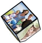 FOTO KOSTKA FOTOKOSTKA RAMKA NA ZDJĘCIA OBROTOWA PREZENT DLA BABCI DZIADKA