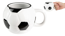 KUBEK PIŁKARZA KIBICA CERAMICZNY PIŁKA NOŻNA PREZENT DLA PIŁKARZA 400ML
