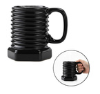 KUBEK ŚRUBA CZARNY PREZENT DLA MAJSTERKOWICZA MECHANIKA CHŁOPAKA OJCA 390ML