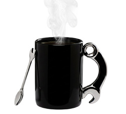 KUBEK MECHANIKA  + ŁYŻECZKA MECHANIKA DLA CHŁOPAKA KIEROWCY MĘŻA BRATA OJCA