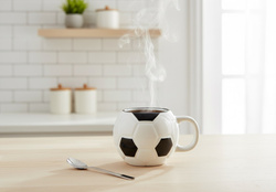 KUBEK PIŁKARZA KIBICA CERAMICZNY PIŁKA NOŻNA PREZENT DLA PIŁKARZA 400ML