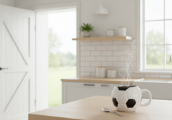 KUBEK PIŁKARZA KIBICA CERAMICZNY PIŁKA NOŻNA PREZENT DLA PIŁKARZA 400ML