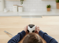 KUBEK PIŁKARZA KIBICA CERAMICZNY PIŁKA NOŻNA PREZENT DLA PIŁKARZA 400ML