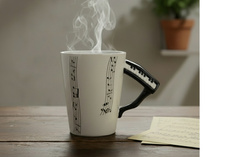 KUBEK MUZYCZNY PIANINO 250 ML PREZENT DLA KLAWISZOWCA NAUCZYCIELA MUZYKI