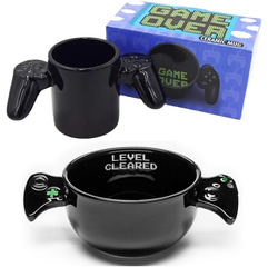 ZESTAW GRACZA KUBEK +MISKA PREZENT URODZINY CHŁOPAKA FACETA MĘŻA NASTOLATKA