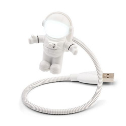 LAMPKA ASTRONAUTA NA USB OŚWIETLENIE LED DUŻA 6x7 DO LAPTOPA KOMPUTERA