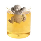 ZAPARZACZ DO HERBATY LENIWIEC SILIKONOWY SZARY SITKO ZAWIESZKA NA KUBEK