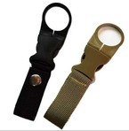 TURYSTYCZNY UCHWYT NA BUTELKĘ 2SZT CZARNY+ZIELONY NA WYCIECZKĘ BIWAK W GÓRY