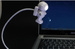 LAMPKA ASTRONAUTA NA USB OŚWIETLENIE LED DUŻA 6x7 DO LAPTOPA KOMPUTERA