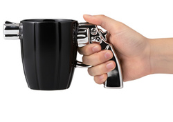 KUBEK SZERYFA REWOLWER PREZENT FACETA CHŁOPAKA URODZINY MĘŻA BRATA +PUDEŁKO