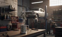 KUBEK ŚRUBA SREBRNY PREZENT DLA MAJSTERKOWICZA MECHANIKA CHŁOPAKA OJCA +BOX