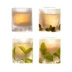 LODOWE KIELISZKI KIELONY FORMA DO KIELISZKÓW 4 SZT MROŻONE Z LODU FOREMKA