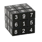 KOSTKA SUDOKU CZARNA DLA MIŁOŚNIKÓW ŁAMIGŁÓWEK UKŁADANKA UMYSŁOWA ROZRYWKA
