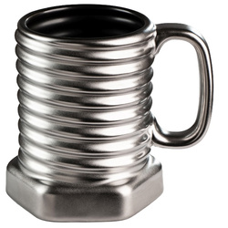 KUBEK ŚRUBA SREBRNA Z ŁYŻECZKĄ MECHANIKA PREZENT DLA OJCA BRATA MĘŻA KOLEGI