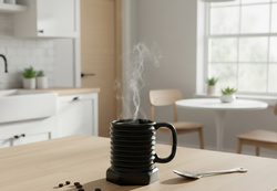 KUBEK ŚRUBA CZARNA Z ŁYŻECZKĄ MECHANIKA PREZENT DLA OJCA BRATA MĘŻA KOLEGI