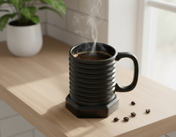 KUBEK ŚRUBA CZARNY PREZENT DLA MAJSTERKOWICZA MECHANIKA CHŁOPAKA OJCA 390ML