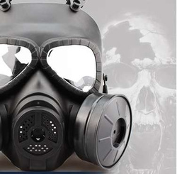 MASKA TOXIC PROTECTOR DO ASG PAINTBALLA OCHRONY GŁOWY TWARZY Z WENTYLATOREM