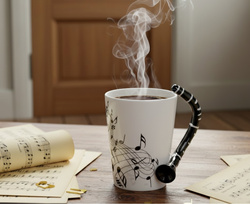 KUBEK MUZYKA KLARNET DLA KLARNECISTY 250 ML PREZENT DLA MUZYKA MUZYCZNY