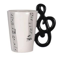 ZESTAW MUZYKA KUBEK KLUCZ WIOLINOWY Z ŁYŻECZKĄ PREZENT DLA MELOMANA + BOX