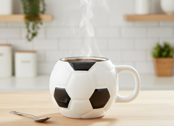 KUBEK PIŁKARZA KIBICA CERAMICZNY PIŁKA NOŻNA PREZENT DLA PIŁKARZA 400ML