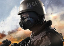 MASKA TOXIC PROTECTOR DO ASG PAINTBALLA OCHRONY GŁOWY TWARZY Z WENTYLATOREM