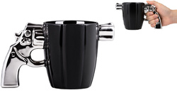 KUBEK SZERYFA REWOLWER PREZENT FACETA CHŁOPAKA URODZINY MĘŻA BRATA +PUDEŁKO