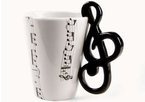 KUBEK MUZYKA KLUCZ WIOLINOWY MUZYCZNY 250ML DLA NAUCZYCIELA MUZYKI MELOMANA