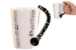 KUBEK MUZYKA KLARNET DLA KLARNECISTY DUŻY 350 ML PREZENT DLA MUZYKA NIEGO