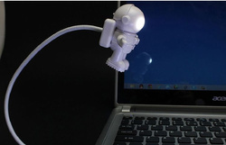 LAMPKA ASTRONAUTA NA USB OŚWIETLENIE LED DUŻA 6x7 DO LAPTOPA KOMPUTERA