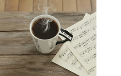 KUBEK MUZYCZNY PIANINO 250 ML PREZENT DLA KLAWISZOWCA NAUCZYCIELA MUZYKI