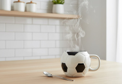 KUBEK PIŁKARZA KIBICA CERAMICZNY PIŁKA NOŻNA PREZENT DLA PIŁKARZA 400ML