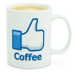 Kubek facebook - COFFEE